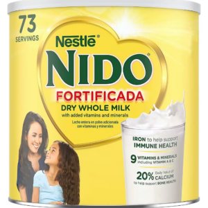 Nido Fortificada Powdered Drink Mix Dry Whole Milk Powder With Vitamins And Minerals Canister, 4.85 lbs.