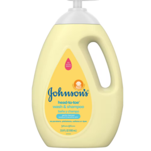 Johnson's Head-To-Toe Tear-free Gentle Baby Wash & Shampoo, 33.8 fl. oz