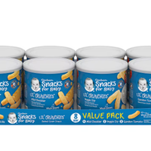 Gerber Baby Snacks Lil Crunchies Variety Pack, 8 pk./1.48 oz.