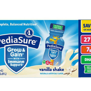 PediaSure Grow and Gain Nutrition Shake for Kids, Vanilla 8 fl. oz., 24 pk.