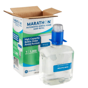 Marathon Gentle Foam Hand Soap Refill, Fragrance-Free (1,000 ml)