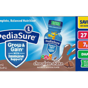 PediaSure Grow and Gain Nutrition Shake for Kids, Chocolate (8 fl. oz., 24 pk.)