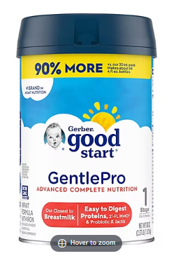 Gerber Good Start GentlePro Stage 1 Formula, 38 oz.